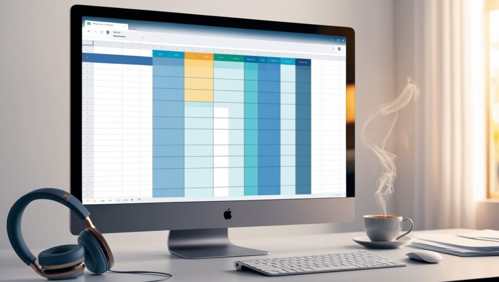 The importance of color alternation in Google Sheets