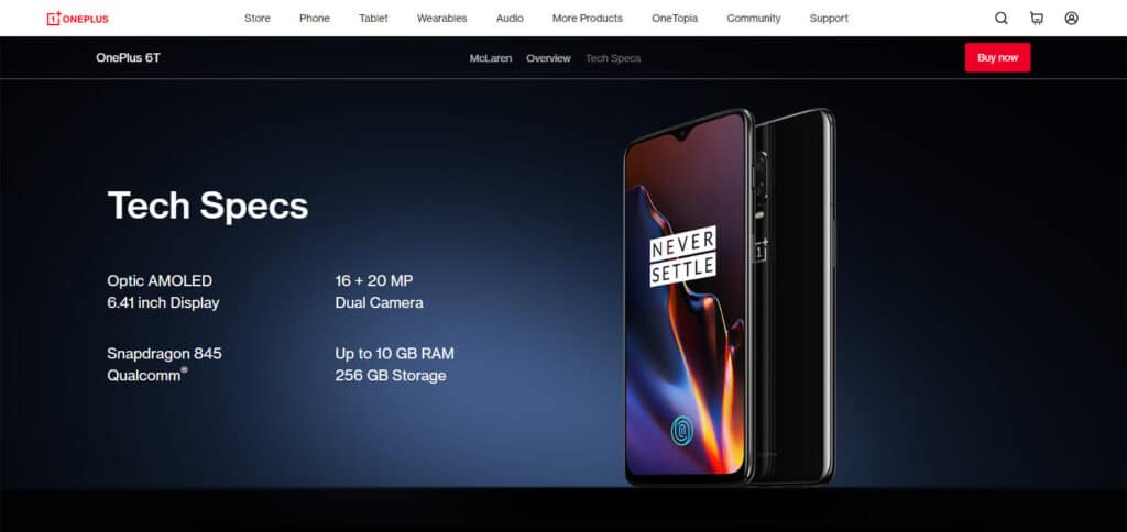 OnePlus 6T 8GB RAM Oneplus Phone Under 20000