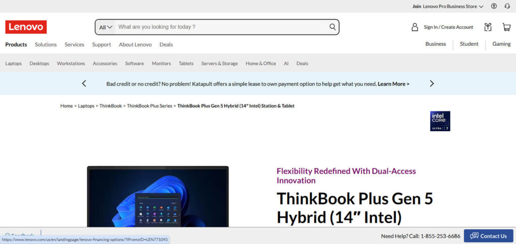 Lenovo ThinkBook Plus Gen 5 Hybrid