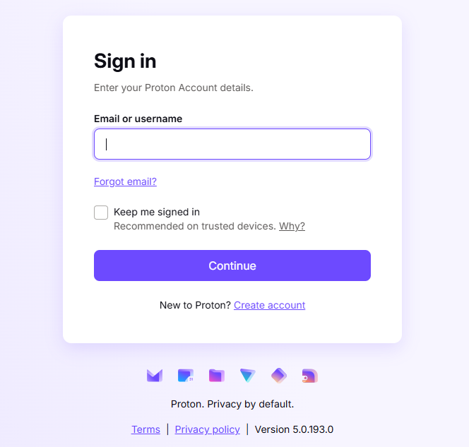 Create an Account