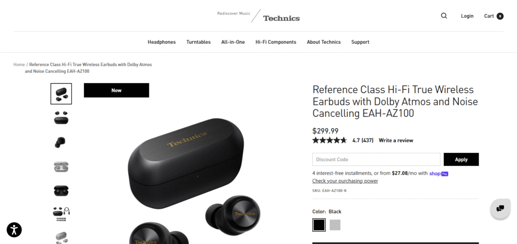 Technics EAH-AZ100 Earbuds