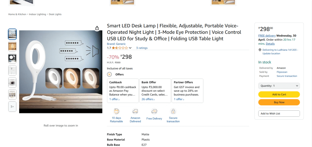 Smart Desk Lamps with Adjustable Lighting Tech Gadgets for Remote Work
