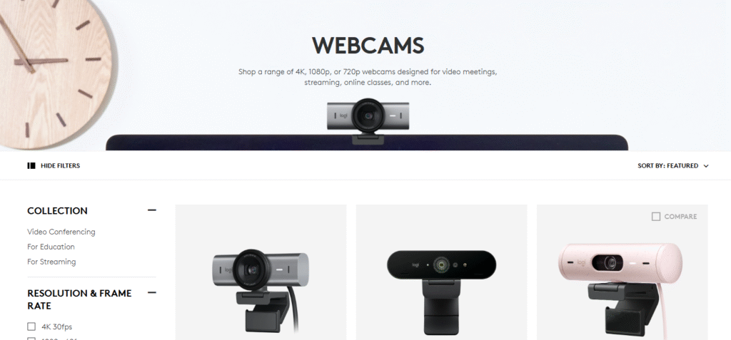 High-Resolution Webcams Tech Gadgets for Remote Work