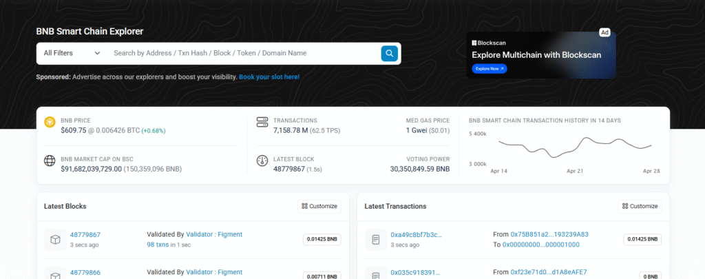 Binance Smart Chain Blockchain-Based Tech Solutions for Businesses